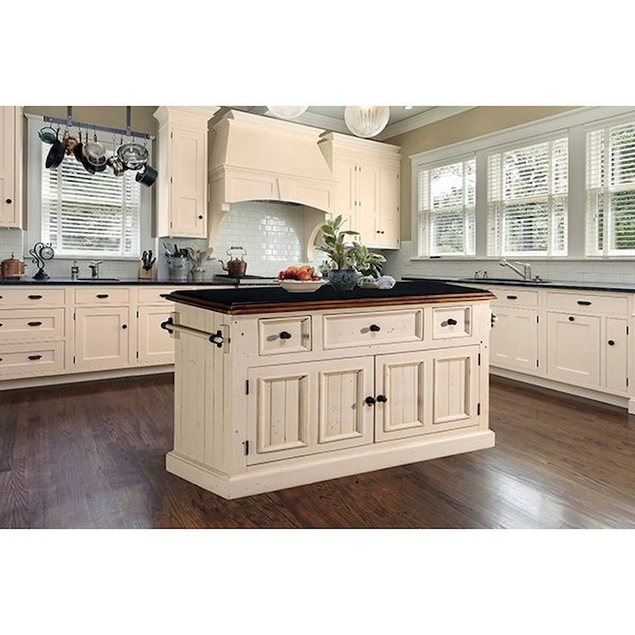 Hillsdale Tuscan Retreat Granite Top Kitchen Island