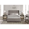 Hillsdale Memphis King Queen Bed Set with Rails