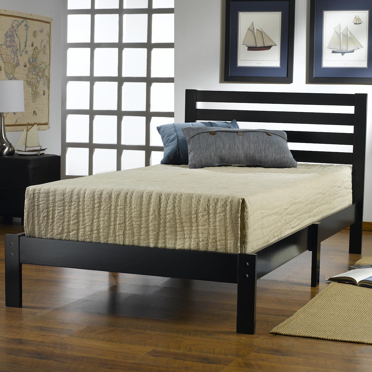 Hillsdale Wood Beds Twin Bed Set