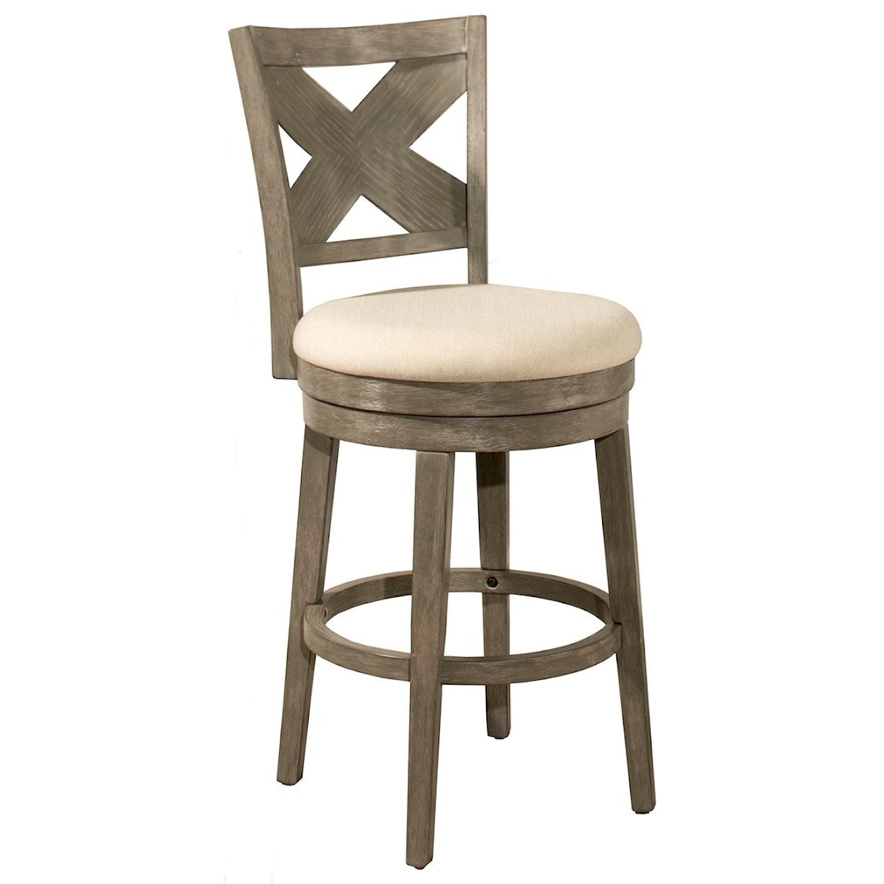 Hillsdale Wood Stools 26" Counter Height Swivel Stool