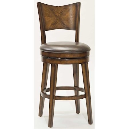 30.5" Bar Height Jenkin Swivel Bar Stool