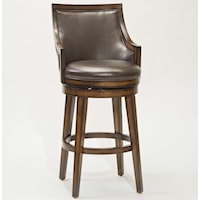 30" Bar Height Lyman Swivel Stool