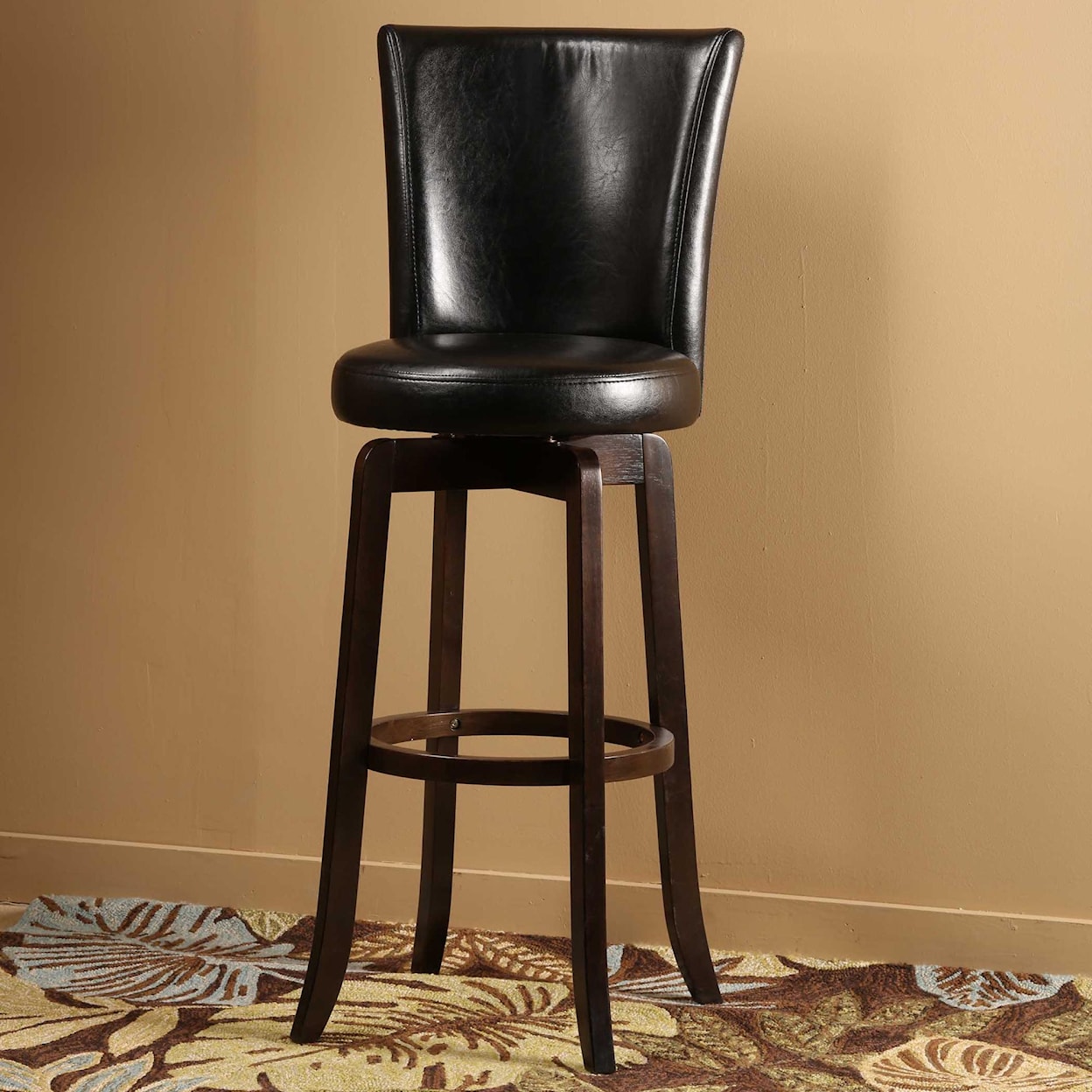 Hillsdale Wood Stools Copenhagen Swivel Bar Stool