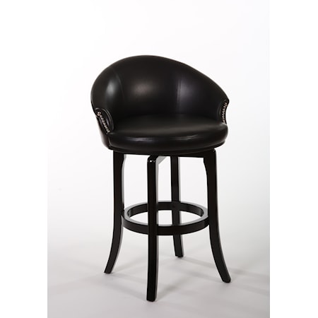 Dartford Swivel Counter Stool with Tapered Feet