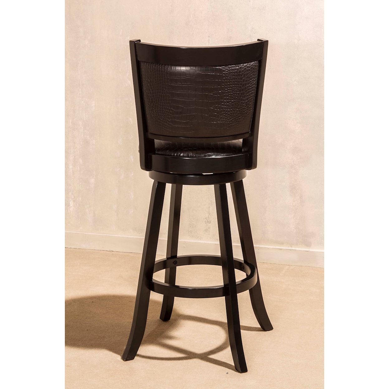 Hillsdale Wood Stools Swivel Bar Stool