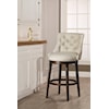 Hillsdale Wood Stools Halbrooke Swivel Counter Stool