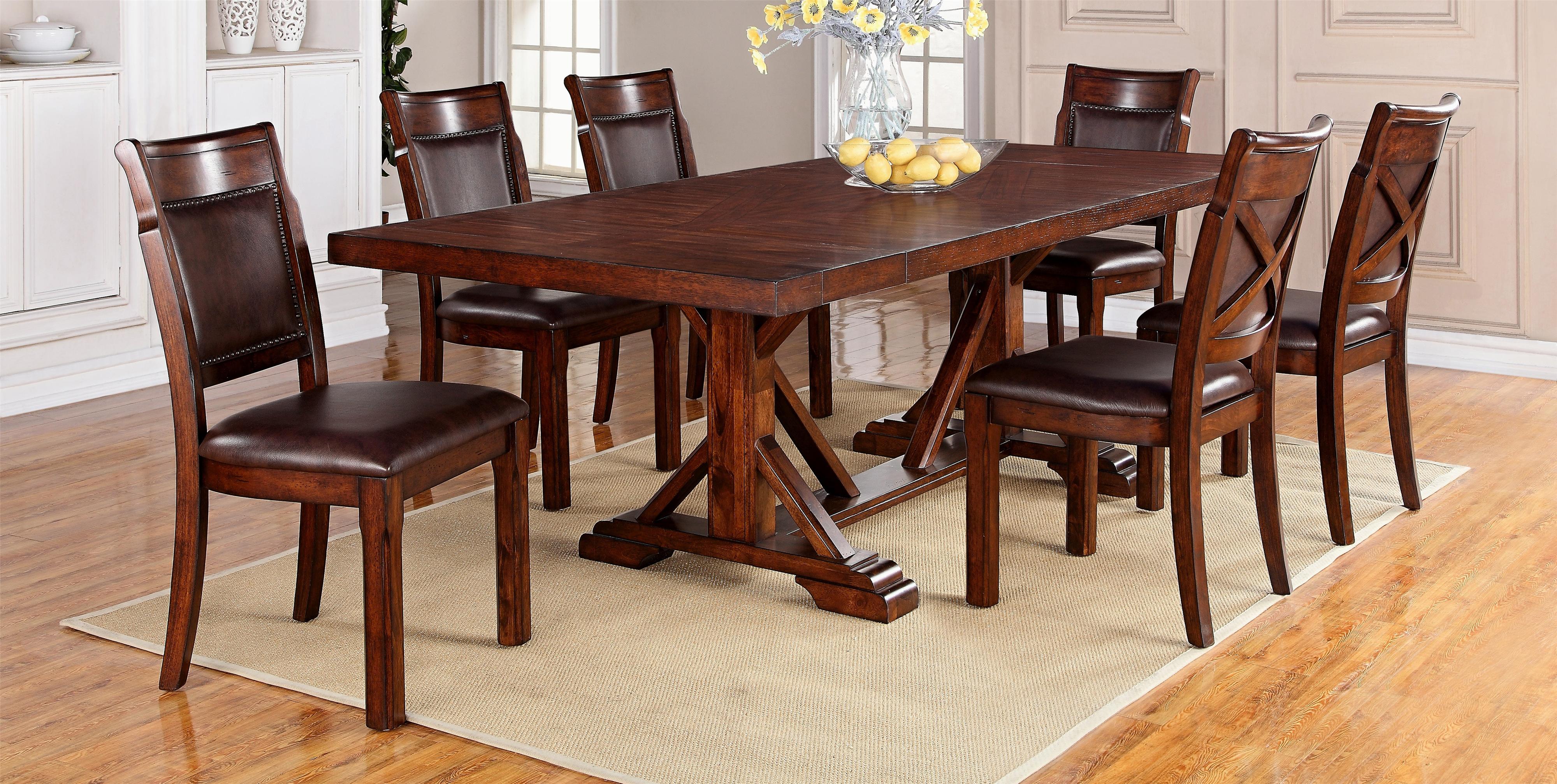 Warehouse M Adirondack 7-Piece Dining Table Set with 