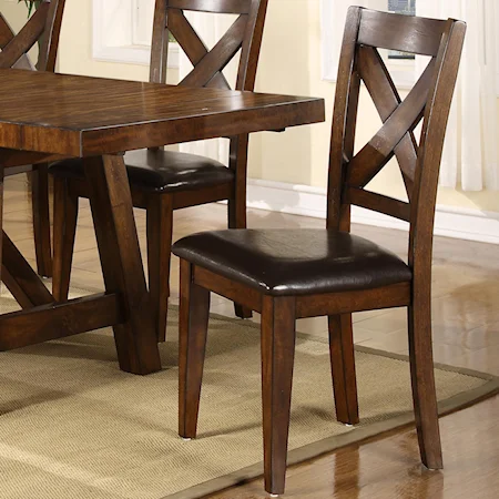 Dining Side Chair w/ X Back