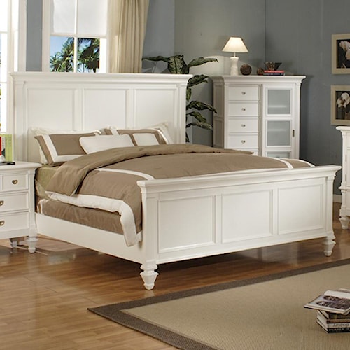 Holland House Summer Breeze King Panel Bed - Godby Home Furnishings ...