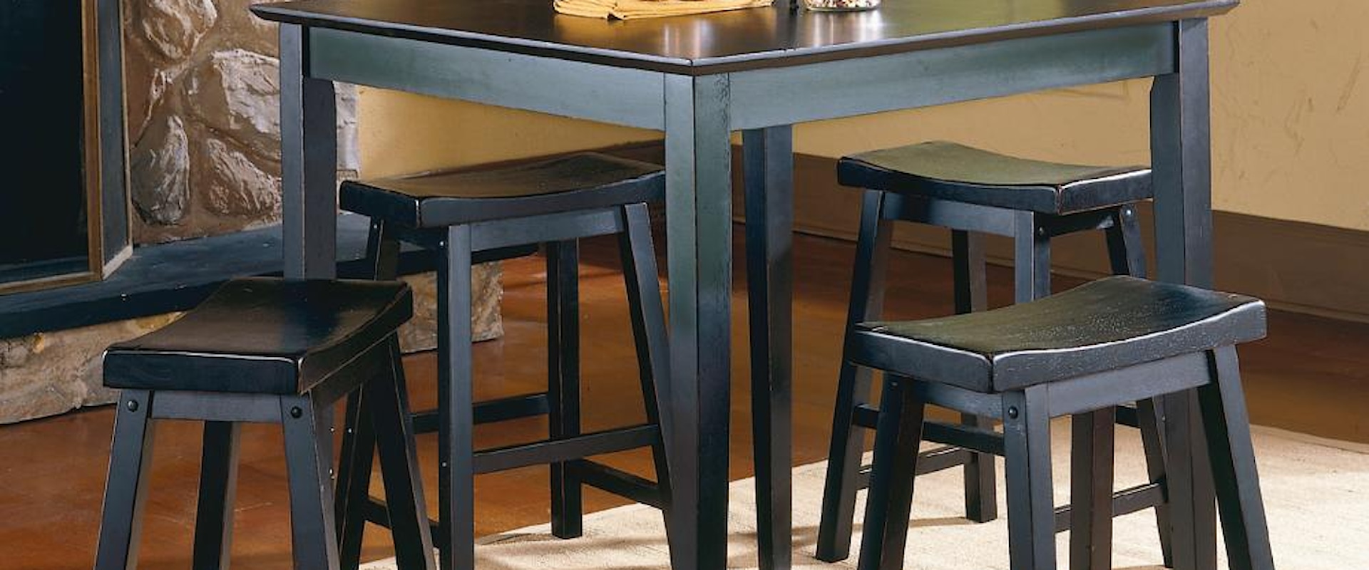 5Pc Counter Height Dinette Set