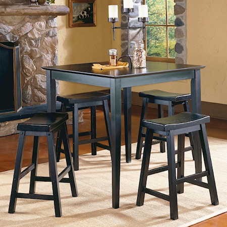 5Pc Counter Height Dinette Set