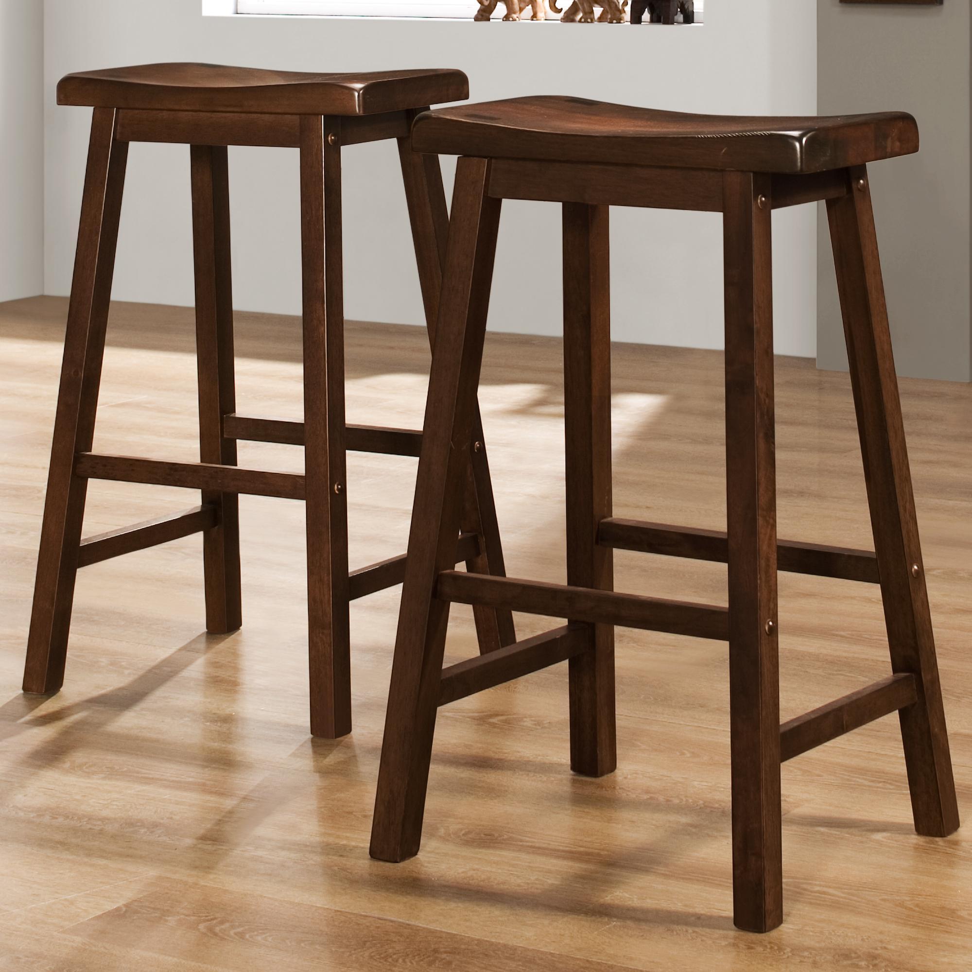Homelegance 5302 5302C 29 29 Inch Stool with Curved Saddle Seat