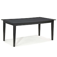 Rectangular Top Mission Style Dining Table