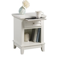 Single Drawer Nightstand with Pullout Surface