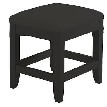 Black Vanity Bench