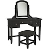 homestyles Bedford Black Vanity Bench