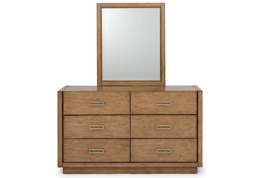Big Sur Dresser and Mirror Set by homestyles at Sam's Furniture Outlet