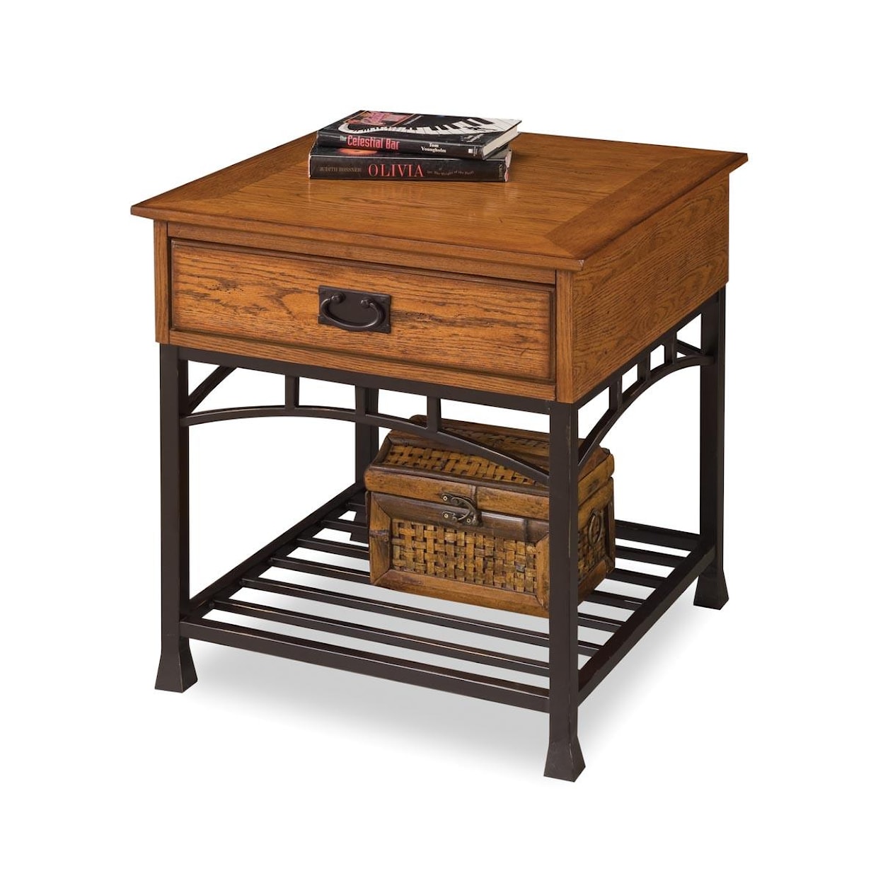 homestyles Modern Craftsman End Table