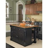 homestyles Monarch Kitchen Island with Wood Top