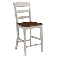 Ladder Back Bar Stool