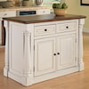 homestyles Monarch Kitchen Island with Wood Top