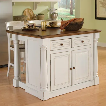 Kitchen Island with Stools