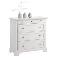 White Drawer Chest with 4 Drawers