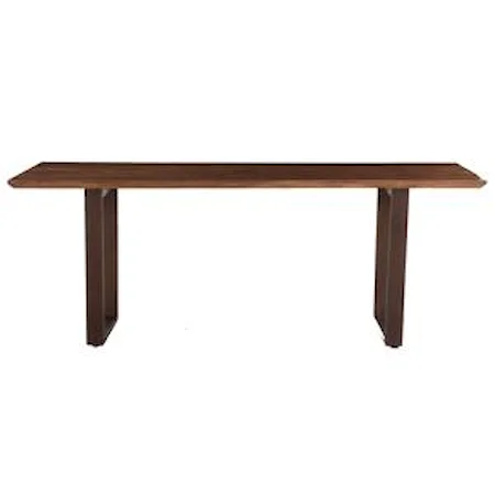 Casual 78" Wood Top Table