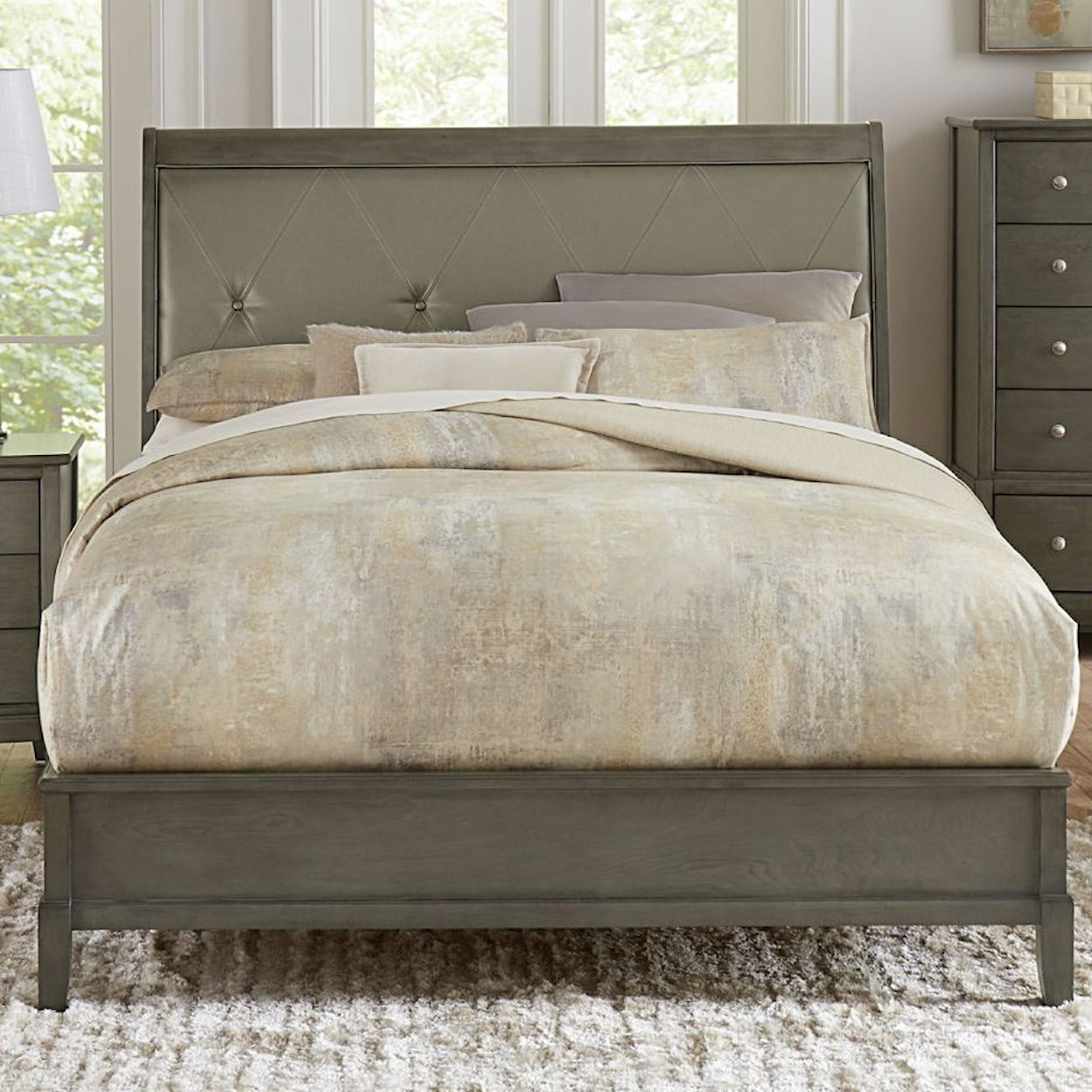 Homelegance Furniture Cotterill King Upholstered Bed