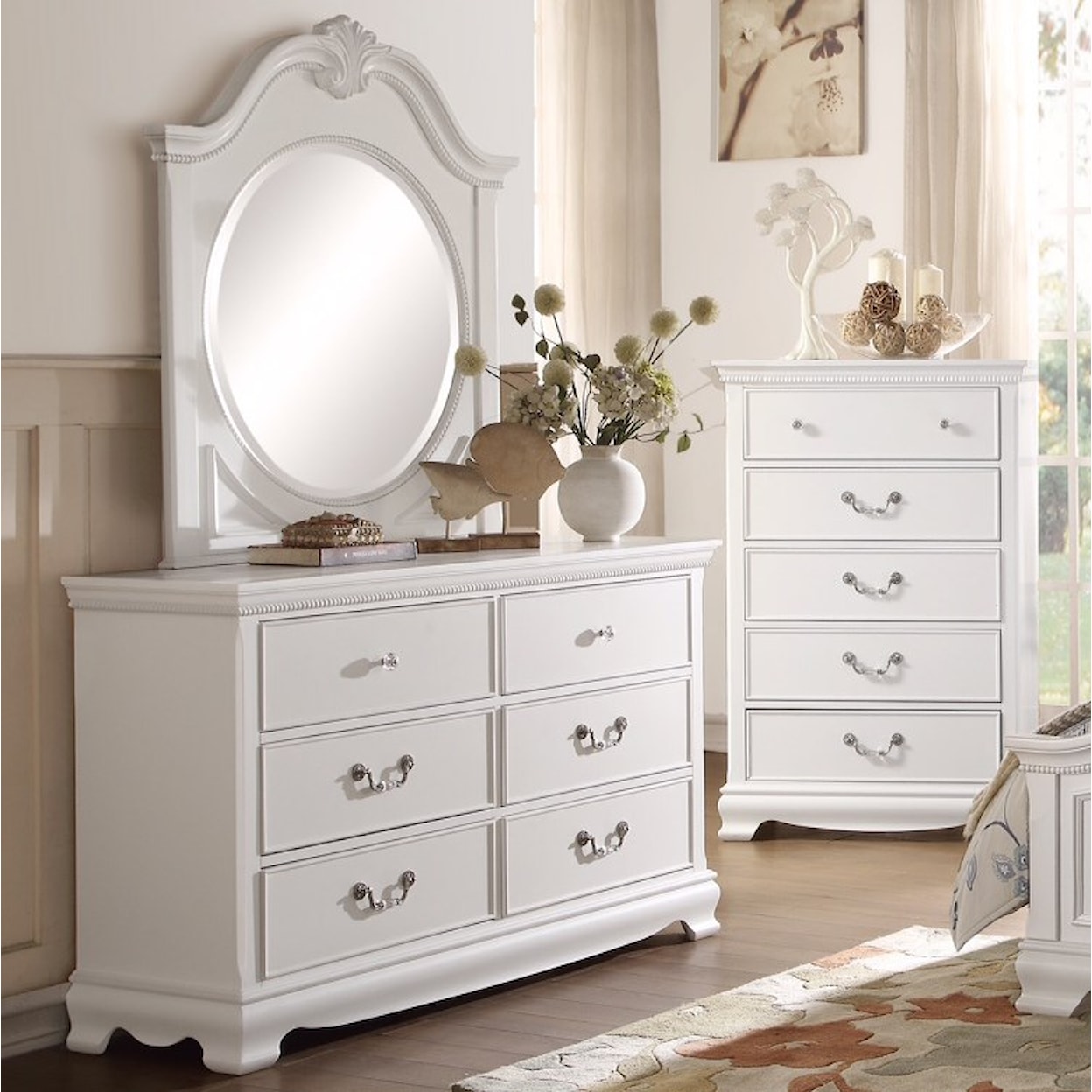 Homelegance 2039C Traditional Dresser