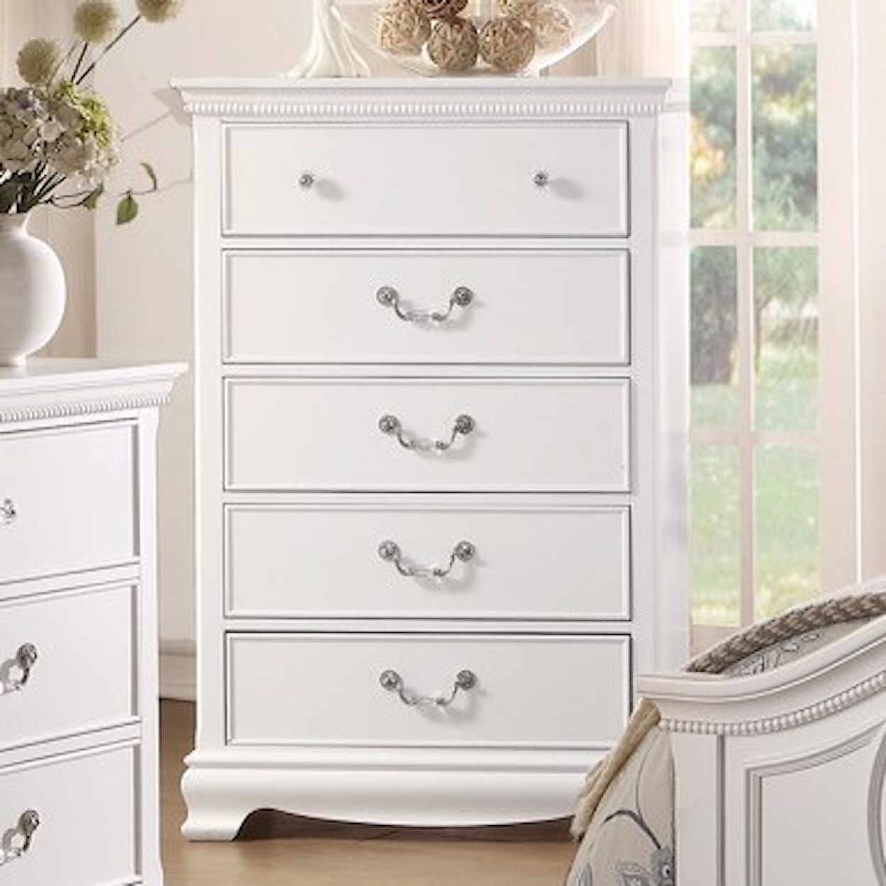 Homelegance 2039C Traditional Chest of Drawers
