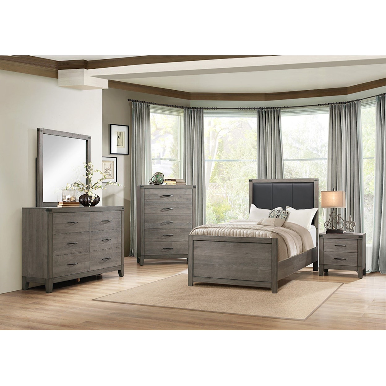 Homelegance 2042 Contemporary Full Bed