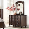 Homelegance Furniture Meghan Dresser and Mirror Set