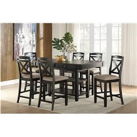 Two-Toned 7-Piece Dining Set