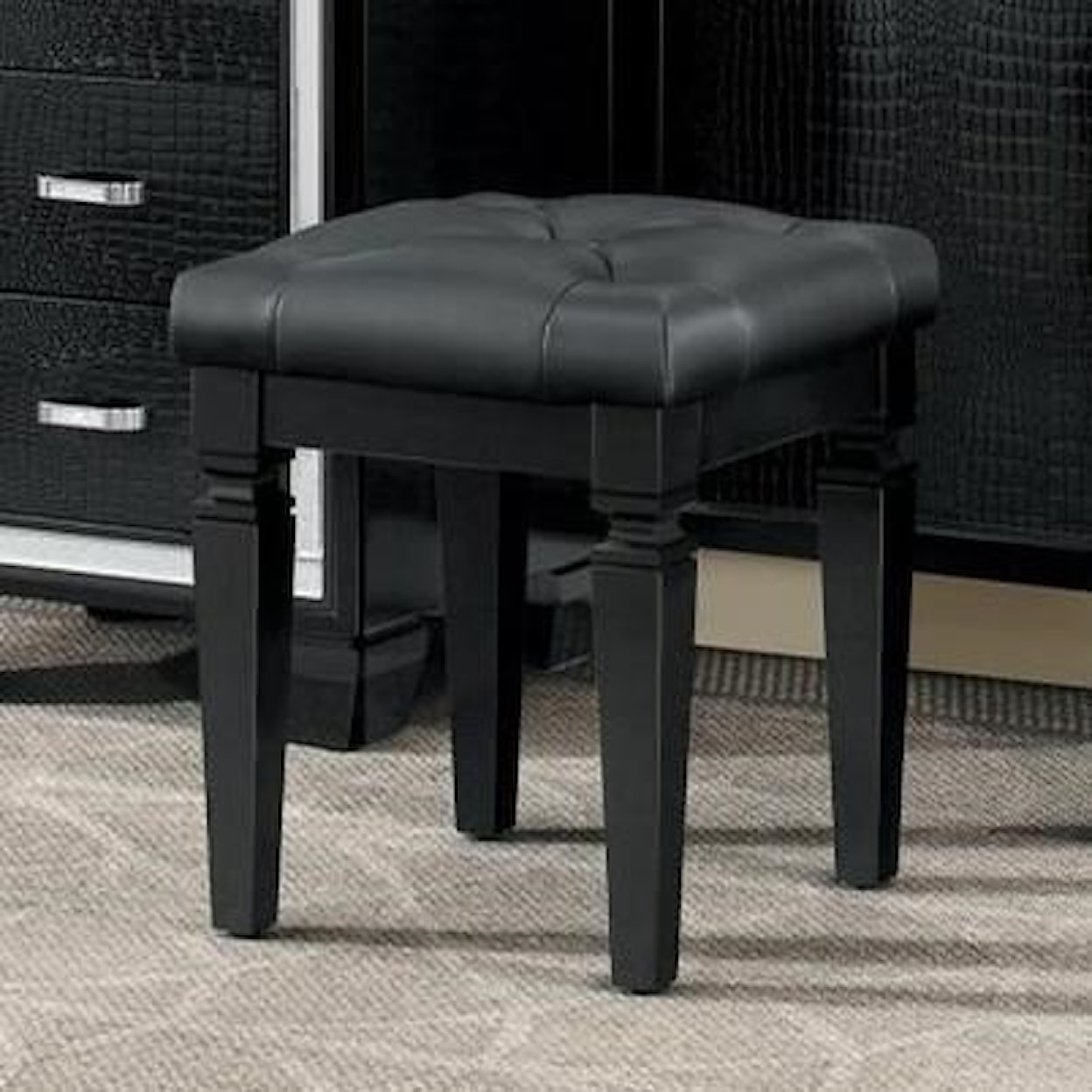 Homelegance Allura Vanity Stool