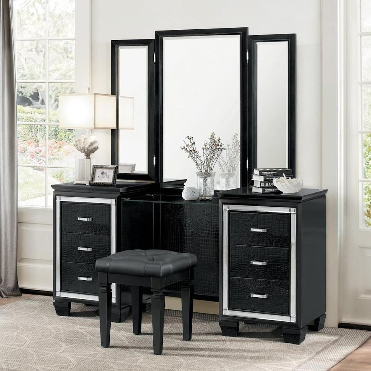 Homelegance Furniture Allura Vanity Dresser