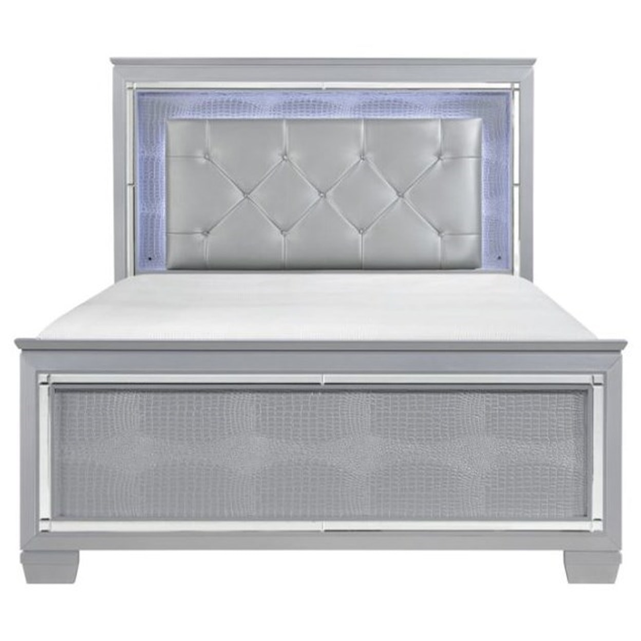 Homelegance Furniture Allura King Bed with Led Lighting