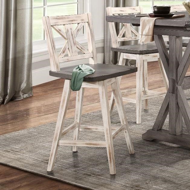 Homelegance amsonia counter height swivel stool sales
