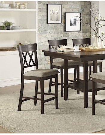 7-Piece Counter Height Table and Chair Set