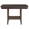 Homelegance Furniture Balin Counter Height Table with Lazy Susan