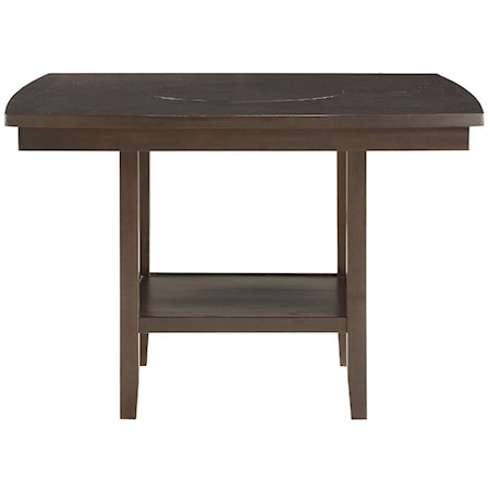 Counter Height Table with Lazy Susan