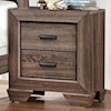 Homelegance Beechnut Modern 2-Drawer Nightstand