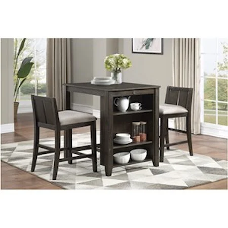 Transitional Counter Height Table Set