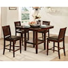 Homelegance Galena 5050 5 Piece Counter Height Table & Chair Set