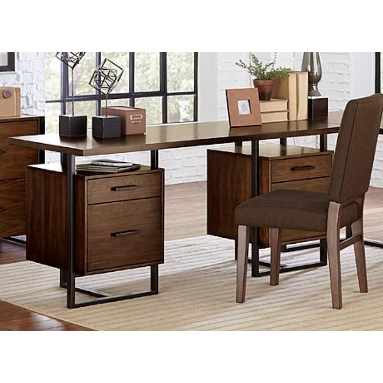 Homelegance Furniture Sedley Writing Desk with Two Cabinets