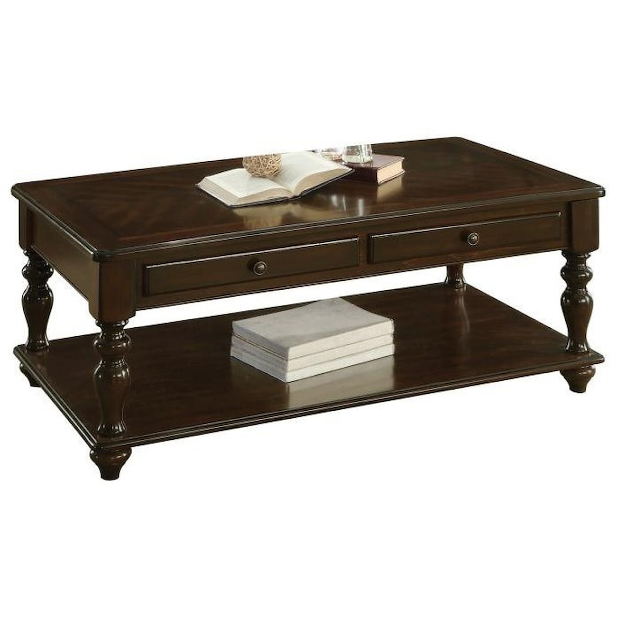 Homelegance Furniture Lovington Cocktail Table