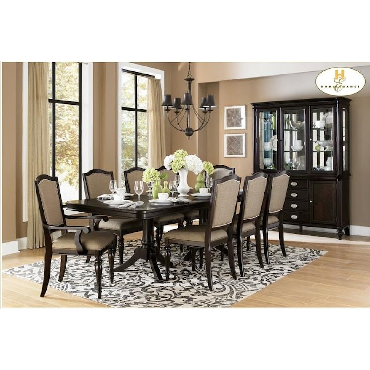 Homelegance Furniture Marston Dining Arm Chair