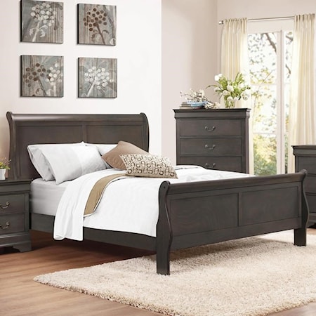 Queen Sleigh Bed