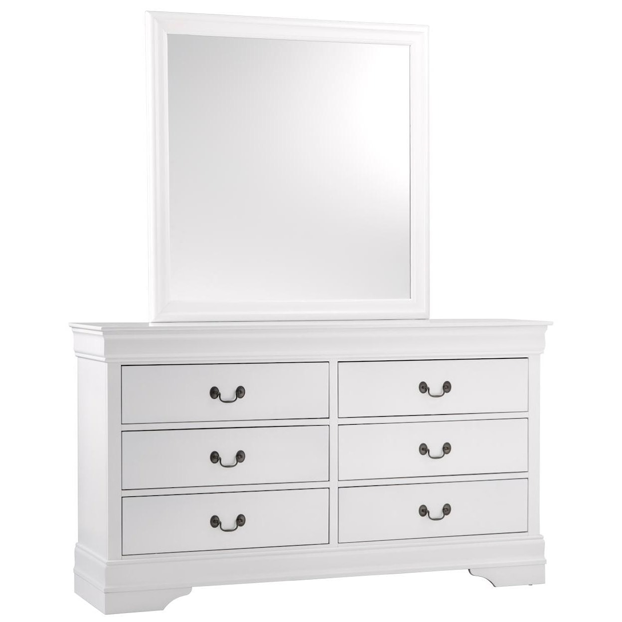 Homelegance Mayville Dresser and Mirror Set