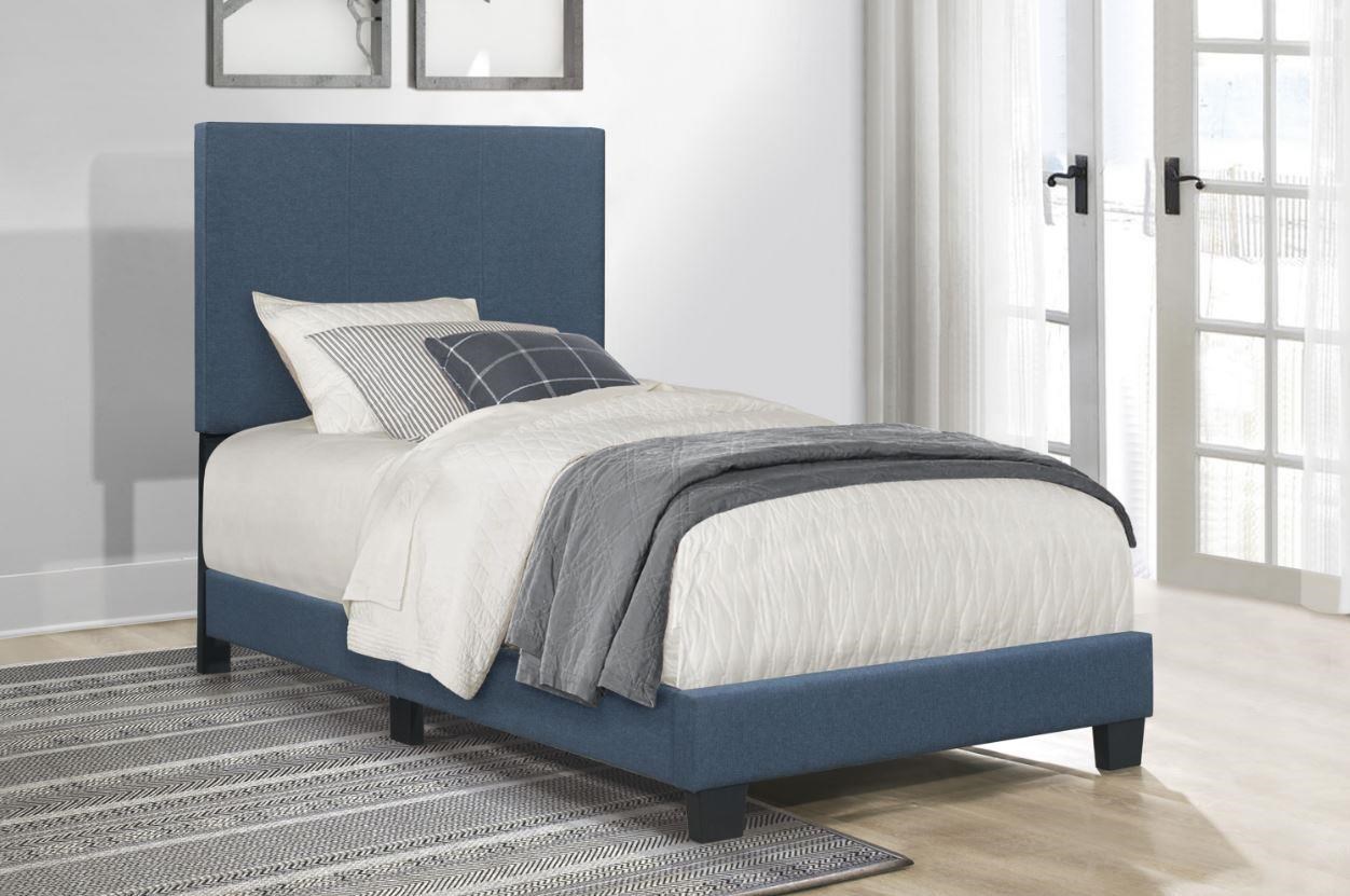 Homelegance Furniture Nolens 1660BUET1 Twin Bed in a Box Blue Del